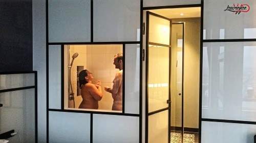Lawrence77 - VOYEUR VIEW - HEIMLICH BEIM FICKEN UNTER DER DUSCHE BEOBACHTET 1 - Privatporno